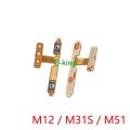 For Samsung Galaxy M51 M31 M21 M11 M12 M31S M30S M21S M10S Power On Off Volume Switch Side Button Key Flex Cable. 