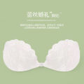 Invisible Nude Bra Women's Wedding Dress with Small Chest Push up Bridal Big Chest Dress Photo Lace Summer White Breast Pad Thin. 
