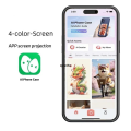 New-tech NFC Function Phone Case for Iphone 15 14 13 Pro Max DIY Cases E Ink Screen Cover Cartoon Girl Fundas Battery Free. 