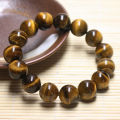Natural tiger eye bracelet Higher Grade 10mm,8mm Bracelet for Men and Women with Transparent Flyers Cover Fashion Jewelry. 