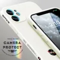 Hontinga for iPhone 7 Plus / 8 Plus Case Side Design Cool Astronaut Back View Letters Back Cover Soft Square Edge Pattern Liquid Silicone Trend Phone Cases. 