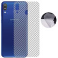 Clear Slim Transparent Carbon Fiber Film Mobile Phone Back Skin Rear Protective Sticker For Samsung A20/A30. 