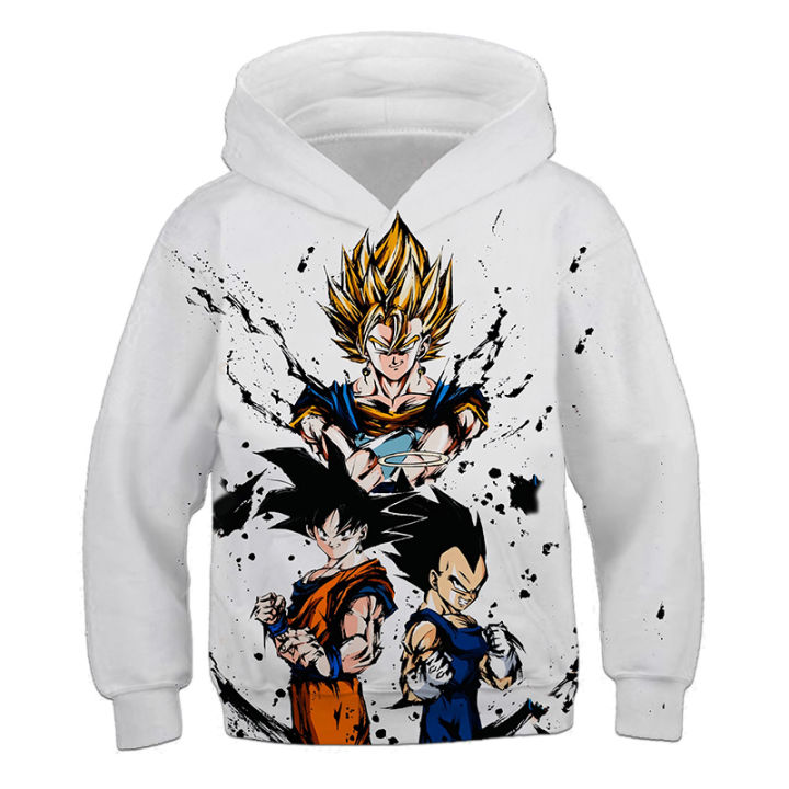 Goku Veget Clothes Children Hood Hoodies Fashion Dragon Ball Z Hoodie For Kids Boys Sweatshirt Long Sleeve Coats Autumn Winter