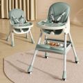 Multifunction Folding Baby Dining Chair Portable Kitchen Furniture with Safe Food Tray HC 401 | 3 in 1 High Chair | INeedz CCS HC401. 