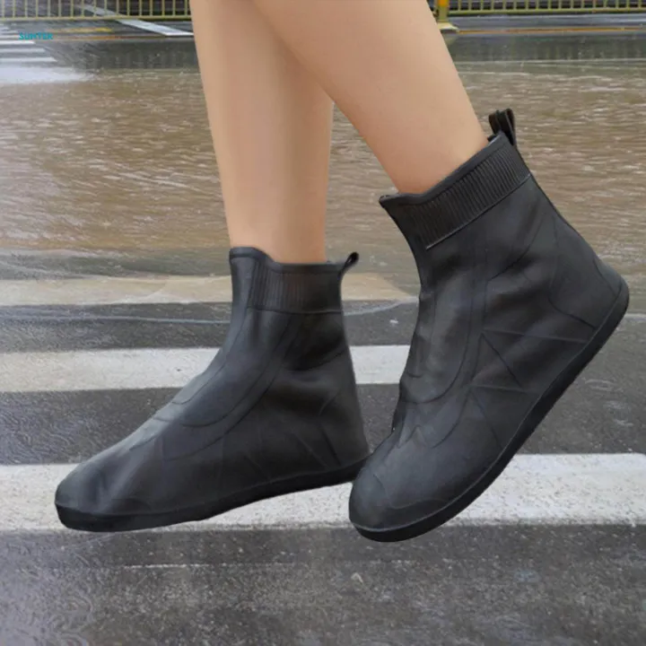Rain%20Boots%20Shoes%20Protectors%20Foldable%20Adults%20Kids%20Reusable%201%20Pair%20Rain%20Shoe%20Covers%20for%20Black%2028cm%20-%20Image%203