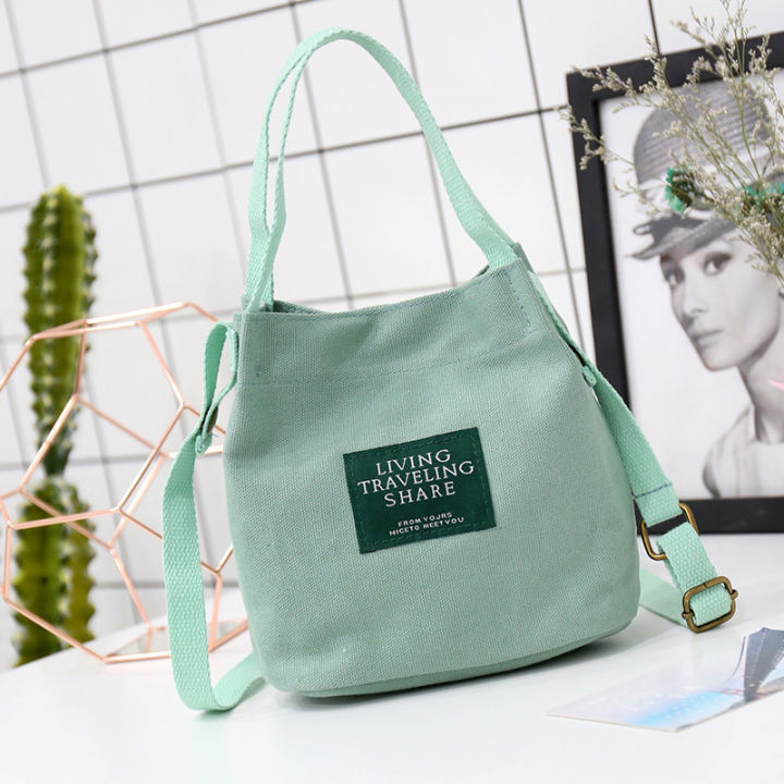 %E3%80%90WEJA%E3%80%91Kstyle%209108%20Korean%20Fashion%20Top%20Seller%20Premium%20Canvas%20Fashion%20Women%20Sling%20Bag%20Handbag%20Handbeg%20Wanita%20-%20Image%204