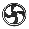 5 Pcs 500mmx6mmX20mm Industrial Aluminum Rubber Measuring Encoder Meter Wheel for Industrial Encoder Encoder Wheel. 