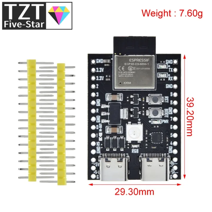 Esp32/%20Esp32-S3/esp32-C3%20Dual%20Type-C%20Development%20Board%20Esp32-C3-Devkitm-1%20Esp32-C3-Mini-1%20Esp32-S3-Devkitc-1%20N16r8%20-%20Image%202