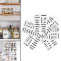Pantry Label Stickers Waterproof Food Stickers for Kitchen Organization and Storage. 