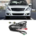 LED Fog Light On Off Switch Relay Kit H11 Fog Lamp Indicator Switch Secure Connection Plug and Play DC12V 0-240W Enhanced Usability for Qashqai J10. 
