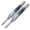 2Pcs Automatic Center Punch Center Hole Punch Spring Loaded Marking Starting Holes Tool Woodwork Tool Drill Bit. 