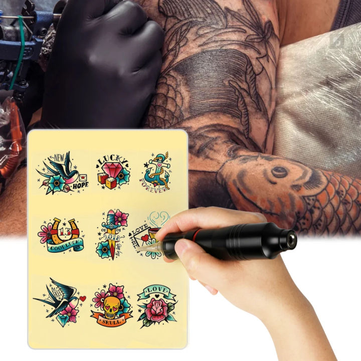 25X15cm%20Tattoos%20Practice%20Skin%20Tears%20Grapon%20Pattern%20Paint%20Makeup%20Synthetic%20Leather%20Tattoos%20Accessories%20Silicone%20Practice%20Leather%20-%20Image%204