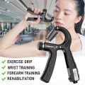 W-20B 5kg-60kg Adjustable Gripper Fitnesas Hand Exerciser Grip with Counter Durable Hand Strength Exercise Fitness Tool. 