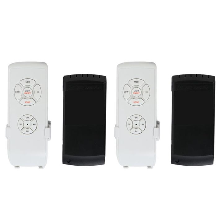2X Ceiling Fan Remote Control Kit, Small Size Universal Ceiling Fans Light Remote, Speed, Light