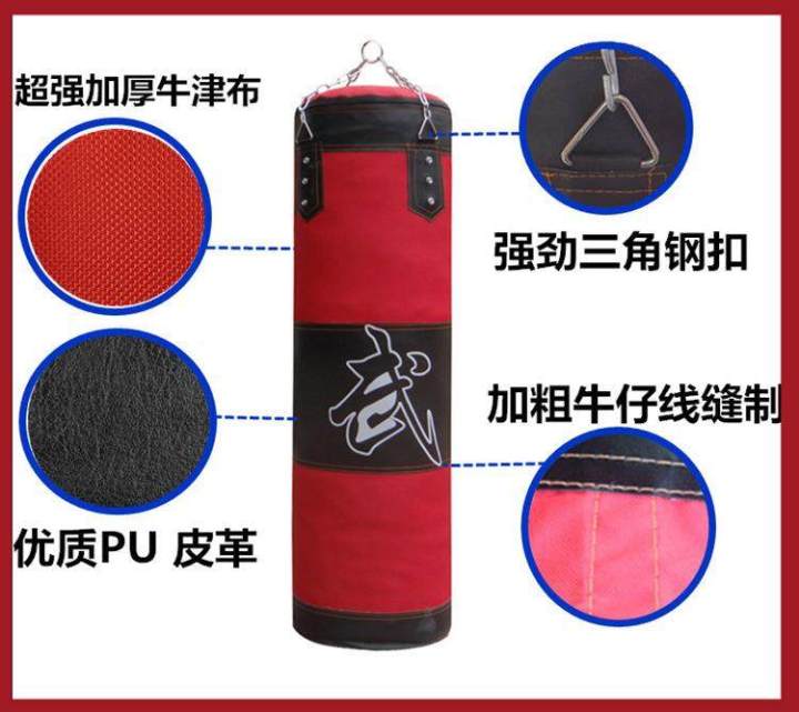 punching%20bag%20canvas%20red%20black%20100cm%20beg%20boxing%20beg%20kosong%20Empty%20bag%20Training%20Training%20MMA%20Boxing%20Hook%20Kick%20Sandbag%20Fight%20Sand%20Punch%20Punching%20Bag%20beg%20kosong%20empty%20bag%20-%20Image%203