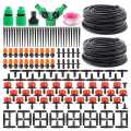 Garden Automatic Drip Irrigation Set,30M Adjustable Mini DIY Irrigation Kit,1/4 inch Heavy Duty Tube Watering Kit for Patio Lawn Garden Greenhouse Flower Bed. 