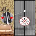 Hands-free Magic Mesh Magnet Fly Curtain Net Anti Mosquito Magnetic Screen Door. 