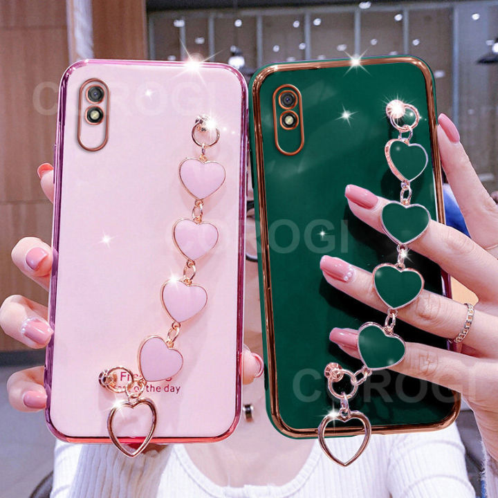 For%20Xiaomi%20Redmi%209A%20Cover%20+%203D%20Love%20Heart%20Wrist%20Strap%20Fashion%20Bracelet%20Ultra%20Thin%20Shiny%20Plating%20Bumper%20Phone%20Case%20Soft%20TPU%20Silicone%20Shockproof%20Protective%20Back%20Cover%20-%20Image%205