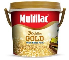 MULTILAC GLITTER GOLD 24K (WATER BASE)
