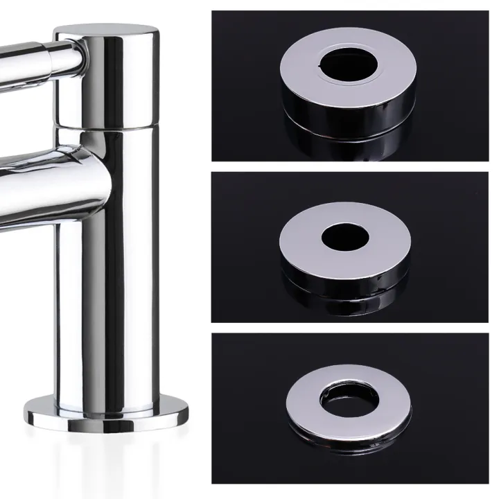 1/4Pcs%20Stainless%20Steel%20Bathroom%20Faucet%20Decorative%20Cover%20/%20Self-Adhesive%20Covers%20/%20Chrome%20Finish%20Beautify%20Water%20Pipe%20Wall%20Hole%20Bathroom%20Decor%20-%20Image%206