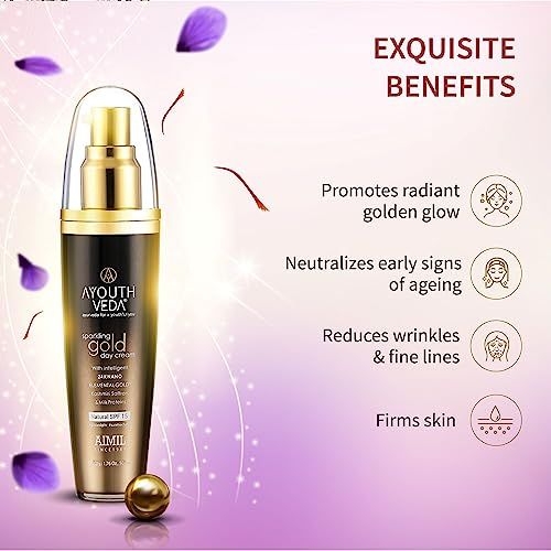 Ayouthveda%20Sparkling%2024K%20Nano%20Elemental%20Gold%20Day%20Cream%20With%20Natural%20SPF%2015%7CProvides%20Golden%20Glow%20&%20Improves%20Skin%20Firmness%7C%20Blend%20of%20Kashmiri%20Saffron%20&%20Milk%20Cream%20For%20All%20day%20Use(Pack%20Of%201-50g)(FROM%20INDIA)JEZ%20-%20Image%203