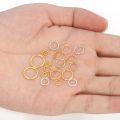 200 s/lot 3 4 5 6 7 8 10 12mm Jump Rings Split Rings Connectors For Diy Jewelry Finding Making Accessories Wholesale Supplies. 