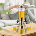 Beer Dispenser Beverage Dispenser 3L Margarita Integrated Tap Beer Taps Drinks Dispenser for Home Kitchens Outdoor. 