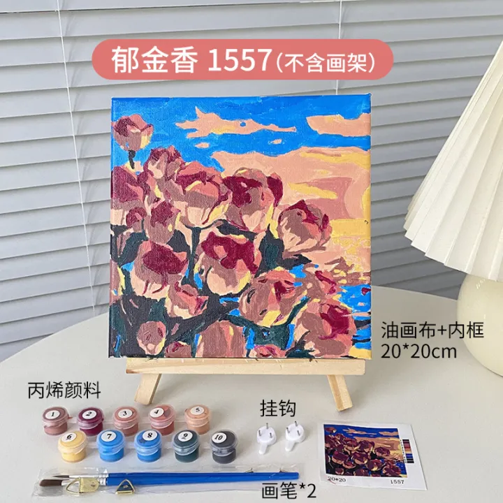 Digital%20Oil%20Painting%20diy%20Children's%20Decorative%20Painting%20Hand%20Painted%20Landscape%20Oil%20Painting%20Student%20Hand-Colored%20Texture%20Painting%20-%20Image%206
