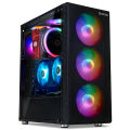 Orbis T130 RGB Gaming PC Case (4 Free Cooling Fans). 