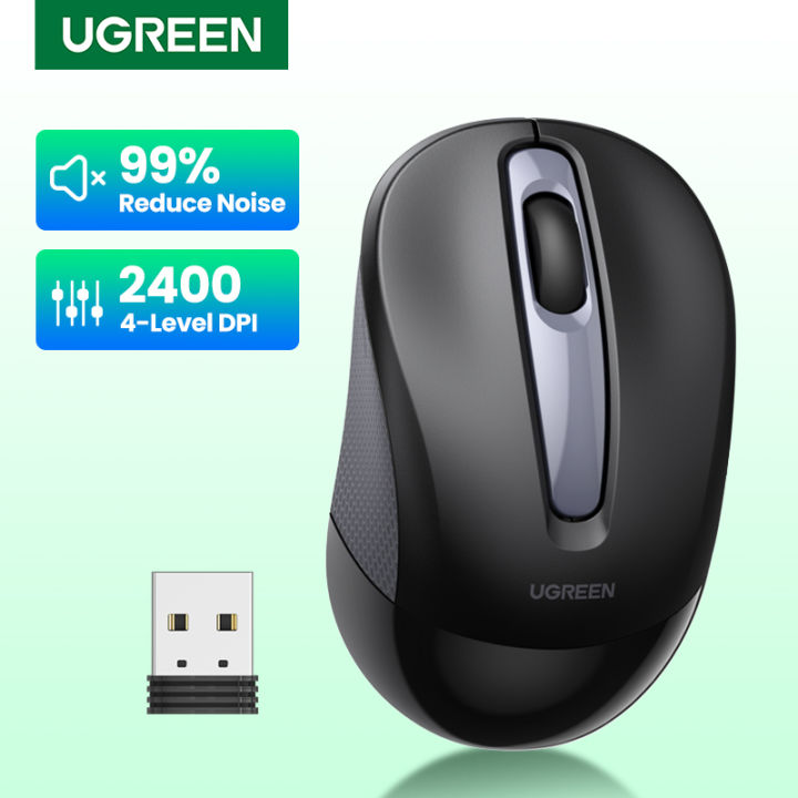 UGREEN%20Mouse%20Wi-re(less)%20Ergonomic%20Shape%20Silent%20Click%202400%20DPI%20For%20MacBook%20Tab-let%20Computer%20Laptop%20PC%20Mice%20Quiet%202.4G%20Wi-re(less)%20Mouse%20-%20Image%202