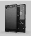 lthmy for Sony Xperia XZ1 Case Carbon Fiber TPU Soft Silicone Back Cover Armor Phone Case Casing. 