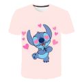 New Summer Children Disney Stitch T-shirt Disney Stitch T Shirt Disney Stitch Anime Cartoons Casual Clothes Kid Girl Boy Top Tee. 