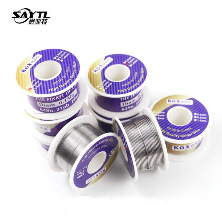 AMAOE Rosin Core Solder Wire 50g High Purity Sn63% Pb37% 183°C Melting Point Tin Wire Soldering 0.3 0.4 0.5 0.8mm Solder Wire I.626215237 AMAOE Rosin Core Solder Wire 50g High Purity Sn63% Pb37% 183°C Melting Point Tin Wire Soldering 0.3 0.4 0.5 0.8mm Solder Wire I.626215237