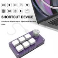 3/4/6Keys Custom Keypad USB Wire Mechanical Keyboard Volume Button Knob RGB Macro Programmable Hotswap Keypad Keys for PS Draw. 