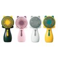 20CC Cute for Cat Handheld Fan Small Cooling Fan Portable USB Eyelash Fan 3 Gear Speed Adjustable Mini Ventilation Fan Low NoUSB Fan. 