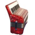 Baile Acordion 30keys 32 bass With Hard Case and Straps Full Set Accordion Instrument Beginner Accordion Professional Accordion Accordian Gifts For Adults Students 30 Piano Keys 32 Bass Button Accordion Instrument (Red). 