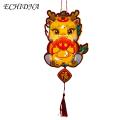 2024 Year of Dragon Lantern Chinese New Year Dragon Lantern Handmade Led Lamp for Festive Home Decoration Festival Lantern Diy Kit. 