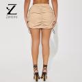 Zentora Women Drawstring Skirt High Waist Cargo Skirt with Drawstring Hem Pockets Stylish Sport Mini Skirt for Women Perfect for Streetwear Summer Fashion Trend in Asia High Waist Pleated Skirt. 