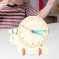 DIY Clock Model DIY Wooden Science Experiment Model Kits Stem for Developmental Toy. 