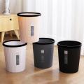 Strong Loading High Keep Tidy Home Classroom Study Room Striped Wastebasket Waste Bin For Daily Life. 