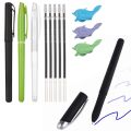 Automatic Fade Pen Kit Disappearing Refill Invisible Blue Ink Gel Magic Pens Calligraphy Board Handwriting practice Tools. 