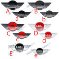 3D ABS For Mini Car Front Hood Bonnet Emblem Rear Tail Bumper Trunk Sticker Badge For R50 R52 R54 R53 R56 R58 R59 R60 F55 Cooper. 