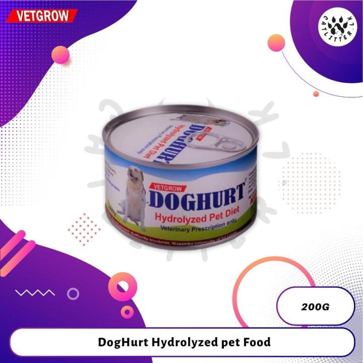 VETGROW Doghurt Hydrolyzed Pet Diet for Dogs 200G