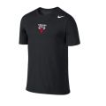 Chicago Bulls Dry-FIit Bull Logo T shirt for men - Black. 