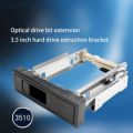 】 SSD HDD 5.25 Inch Optical Drive Panel Compatible 3.5 SATA Built-In Disk Storage Box For Desktop PC. 