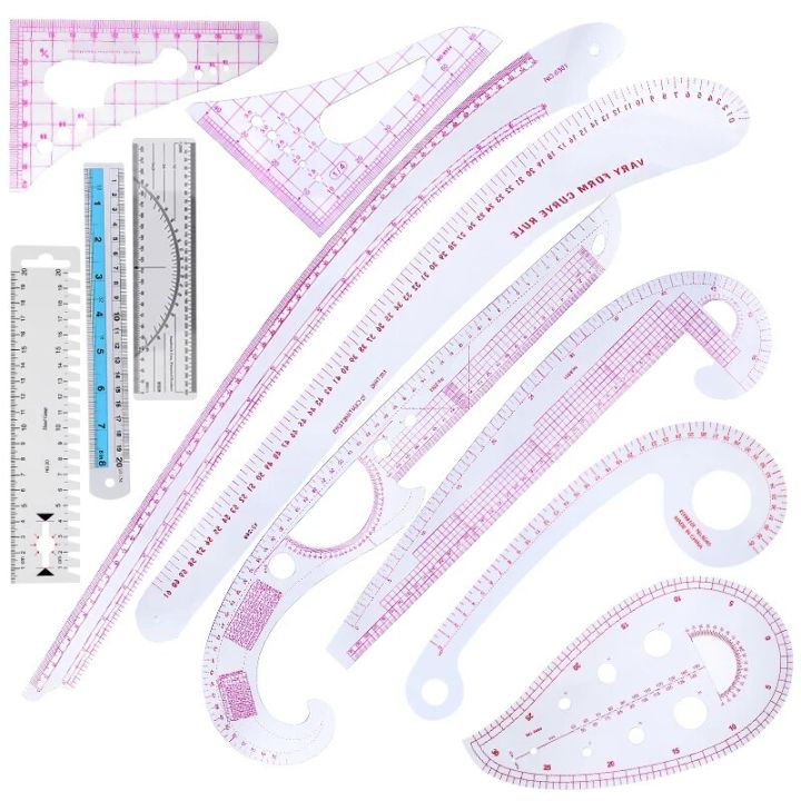 French Curve Ruler Soft Line Sewing Tool Set for Tailoring Pattern ...