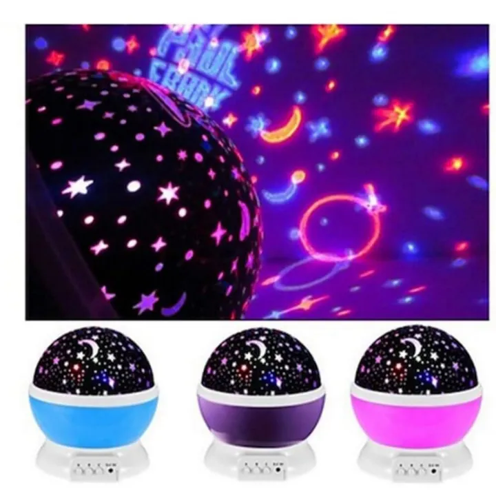 Rotating Night Light Projector Lamp Starry Star Master Sky Star Unicorn Children Kids Baby Sleep Romantic Led Projection Lamp USB/AA Battery  Night Light Projector for Kids, Starry Lamp for Kids Bedroom Birthday Christmas Gifts