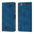 lthmy for iPod Touch 5/6/7th Generation Case Embossed Leather Wallet Flip Stand Cover. 