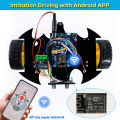 Lafvin 2wd Smart Robot Car Chassis Kit For Arduino Programming Project Diy Electronic Educational Automation Robot Car. 