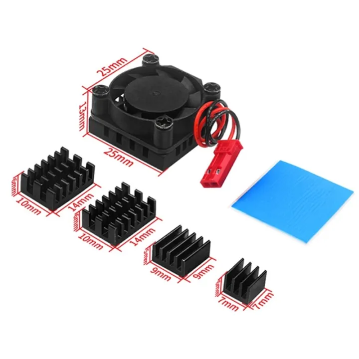 For%205%20Plus%20Cooling%20Fan%20Active%20Heat%20Dissipation%20With%20Thermal%20Pads%20For%205%20Plus%20Board%20Parts%20Accessories%20-%20Image%202